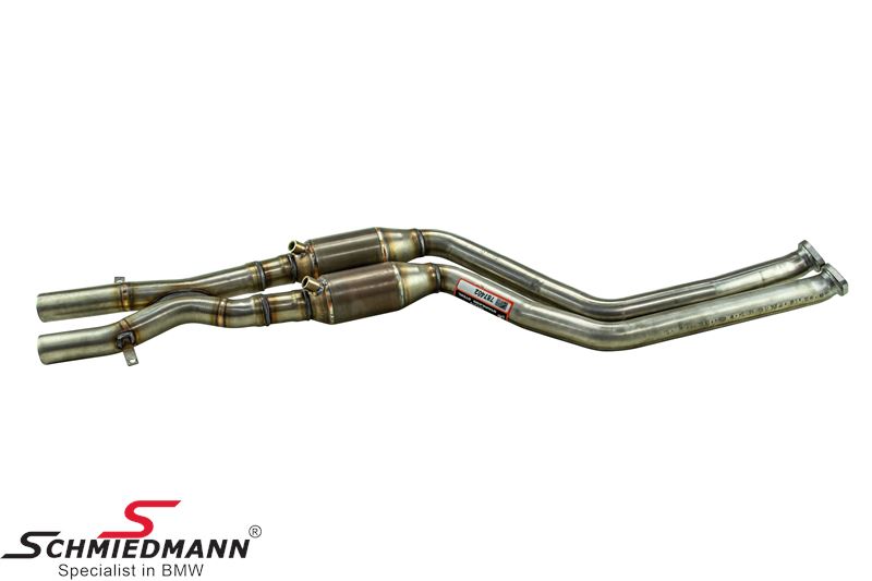 Supersprint Front exhaust with metal Metallic catalytic converter right + left