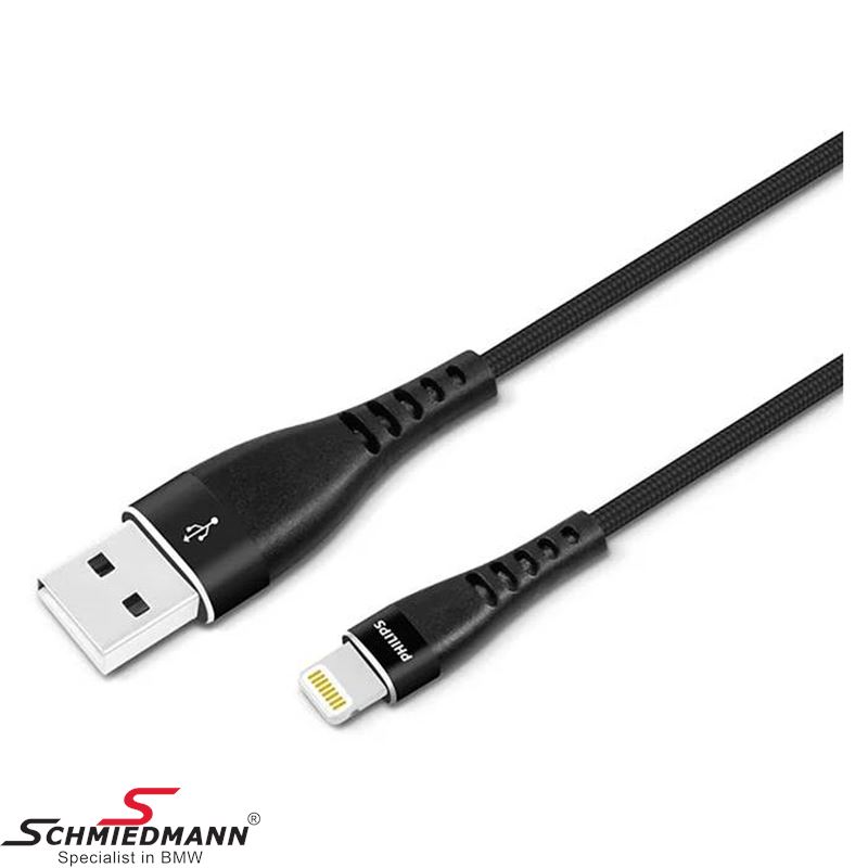 Charging cable for iPhone 2m. fast charge - USB-A to Lightning