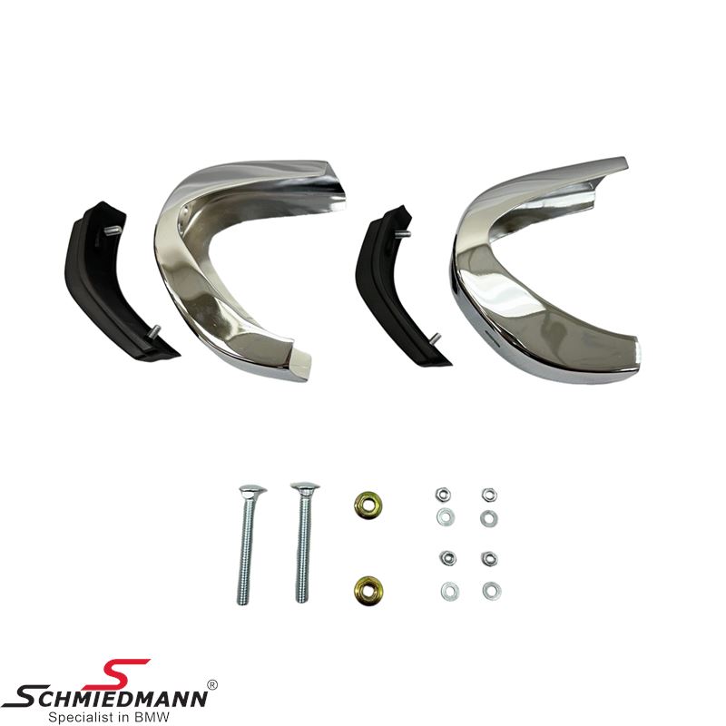 Front bumper over rider, set 