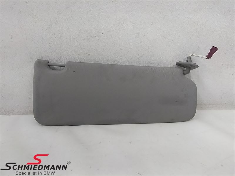 Sun visor left Grey