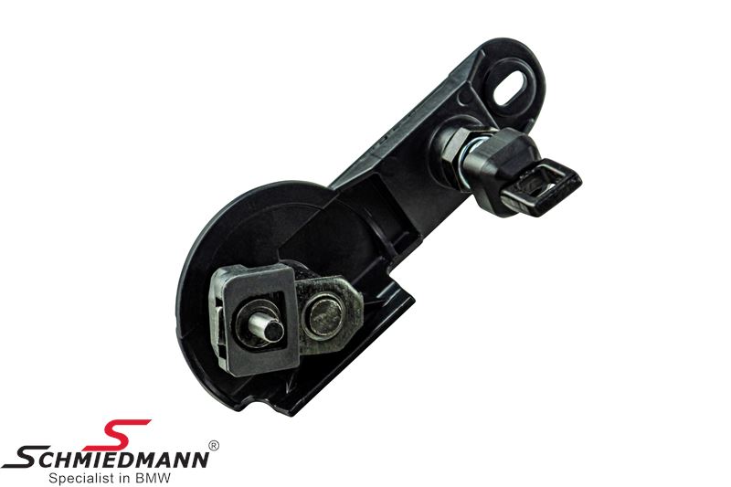 Rear wiper axle with bushes