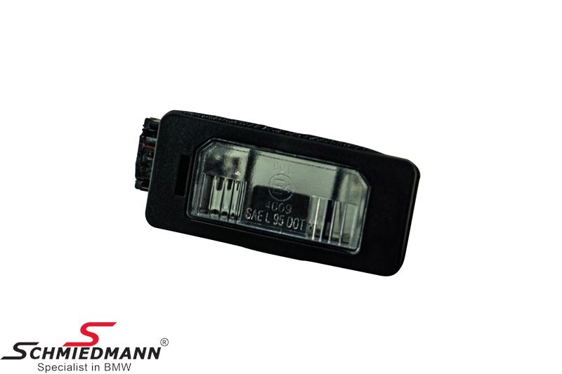 License plate lamp set