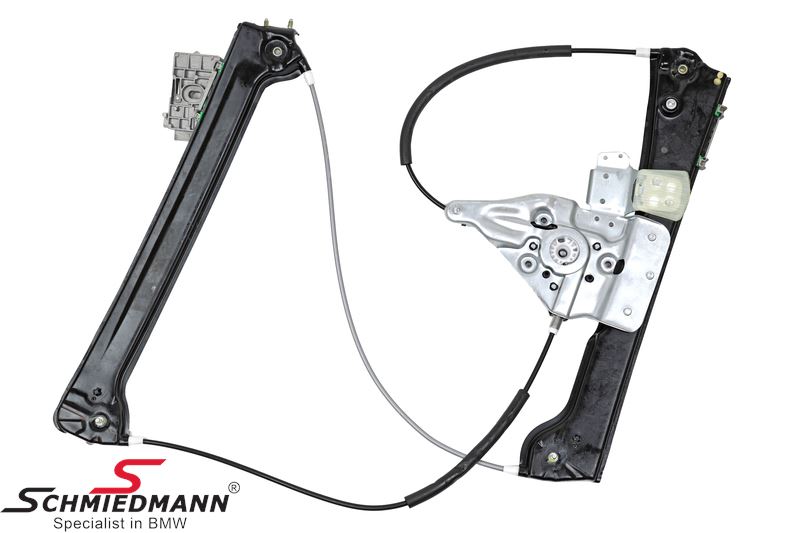 Window lifter - without electric motor, for right front door