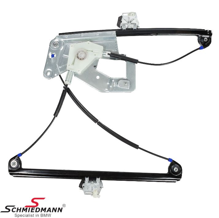 Window lifter - without electric motor, for right front door