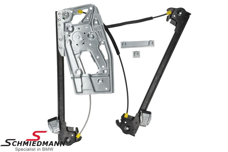 Window lifter - without electric motor, for right front door