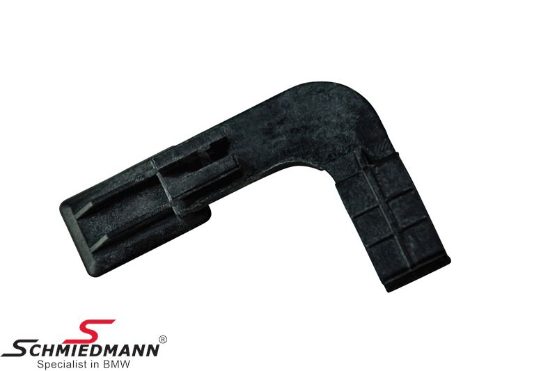 Holder for plug housing, black