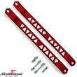 BMSBILSCBG20R BMS Billet Strut Cross Braces Set for engine bay - Red