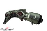 11421713838V 11421713838 11 42 1 713 838 1713838 BMW E39 -  Oliefilterhuis compleet met filter