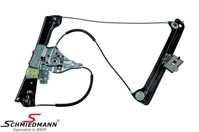 Window lifter - without electric motor, for right front door