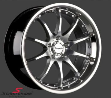 19 Tomason Tn8 Hyper Black Diamant Polished Rim 8 5x19 With Stainless Steel Lip To819853seriel