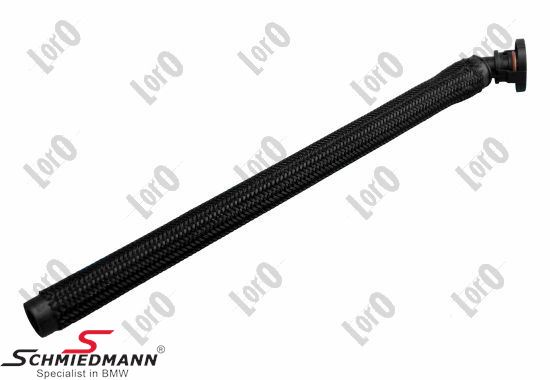Hose for the crankcase ventilation valve
