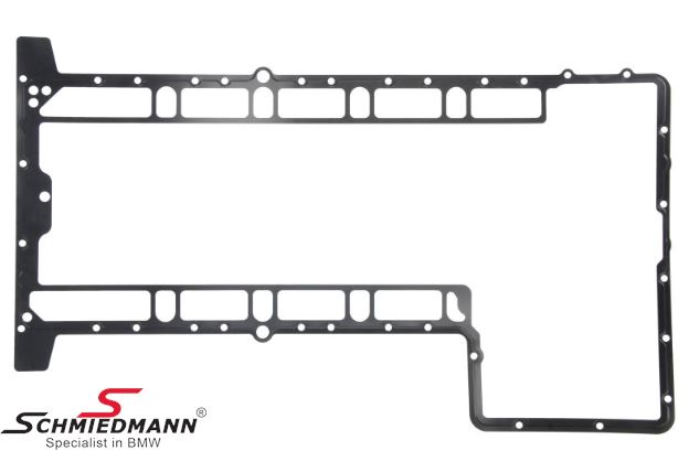 Oil pan gasket metal