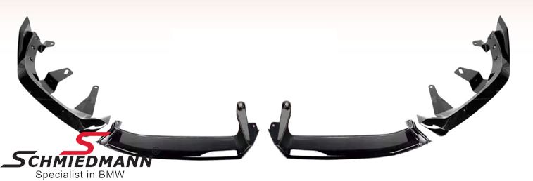 Frontspoiler lip -Motorsport II- Black gloss