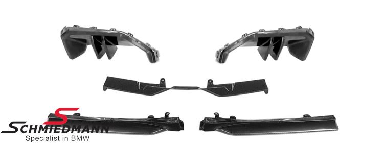 Rear diffuser - Motorsport II- Black gloss