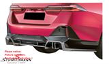 ING6061SBMOT2 BMW G61 -  Rear diffuser - Motorsport II- Black gloss