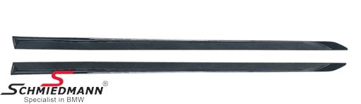 Sideskirt extensions - Motorsport II- genuine carbon