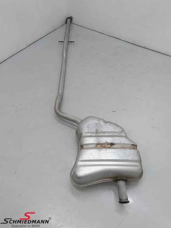 Rear silencer