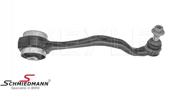Wishbone front left side - lower front, aluminium with rubber mounting