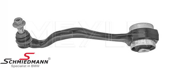 Wishbone front right side - lower front, aluminium with rubber mounting