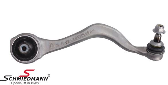 Wishbone front right side - lower front, aluminium with rubber mounting