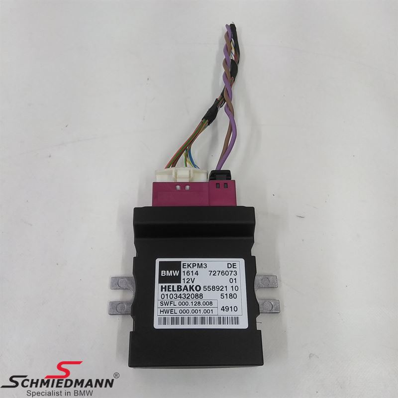 Control unit for fuel pump