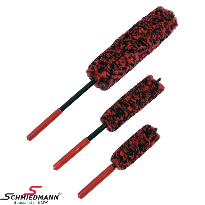 Microfiber Wheel Brush Set – 45/30/20 cm – 3 pcs