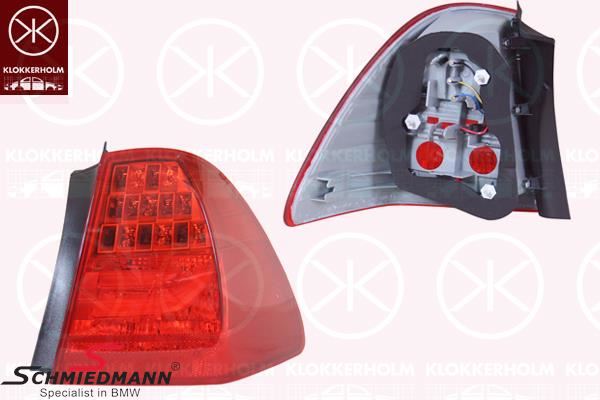 Taillight side panel part - right side