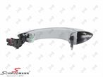 51217249980LR 51217249980 51 21 7 249 980 7249980 BMW F10 LCI -  Exterior door handle, front - Right side, gray