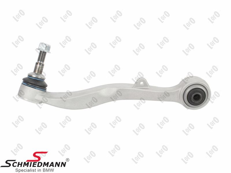 Wishbone with rubber mounting - right side