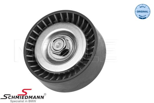 Deflection pulley for aircondition belt