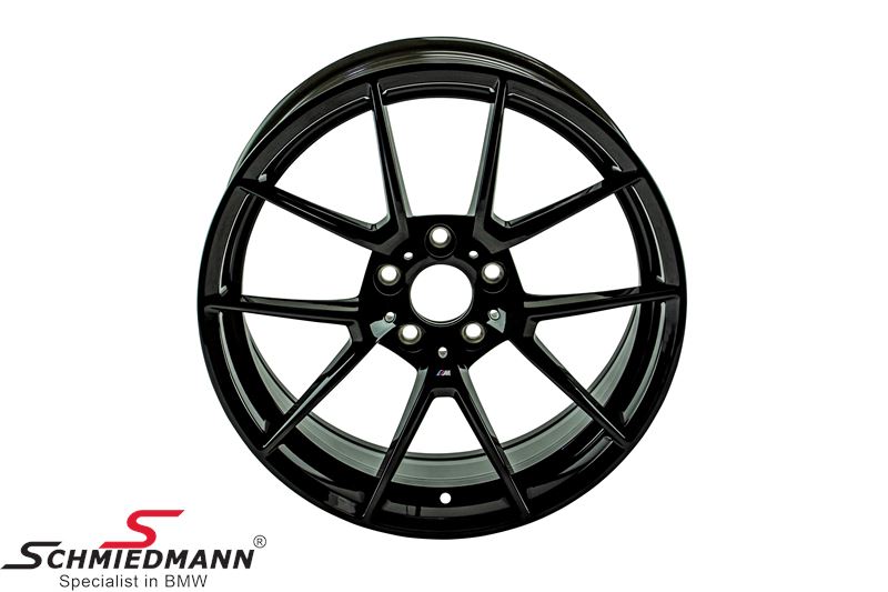 19" Alloywheel "Y-Spoke 763M" 9JX19 ET29 - black solid paint - Original BMW