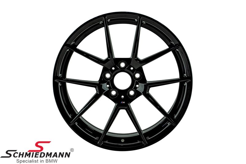 19" Alloywheel "Y-Spoke 763M" 10JX19 ET40 - black solid paint - Original BMW