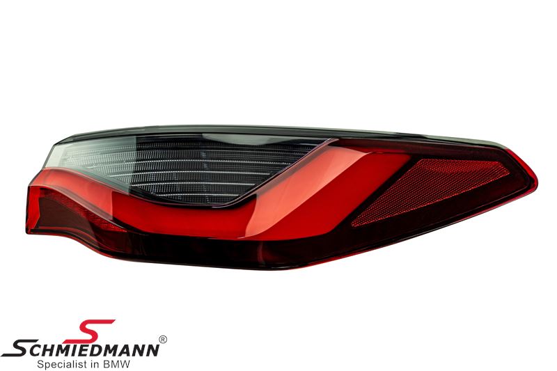 Taillight - right side, outter part, LED, red/dark