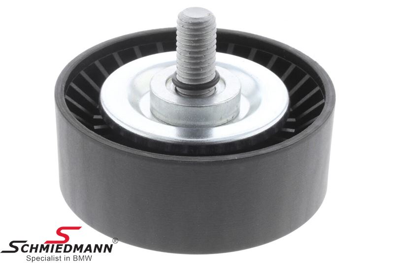 Deflection pulley for aircondition belt