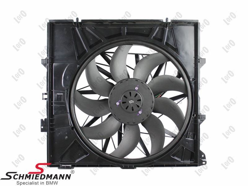 Radiator blower complete 400W