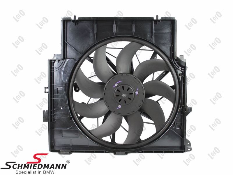 Radiator blower complete 400W