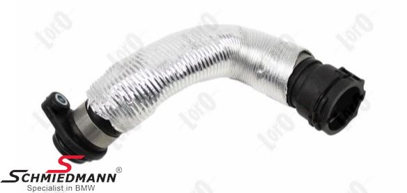 Water hose from the top of the thermostat housing