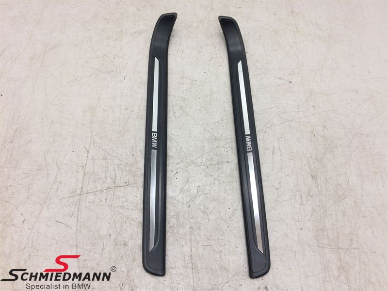 Front door sill-set black