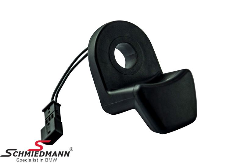 Trunk lid rear window switch, on wiperarm inclusive actuator