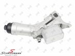 11428596283LR2 11428596283 11 42 8 596 283 8596283  Oilfilter console complete, inclusive oil filter, cap and oilcooler, in aluminium