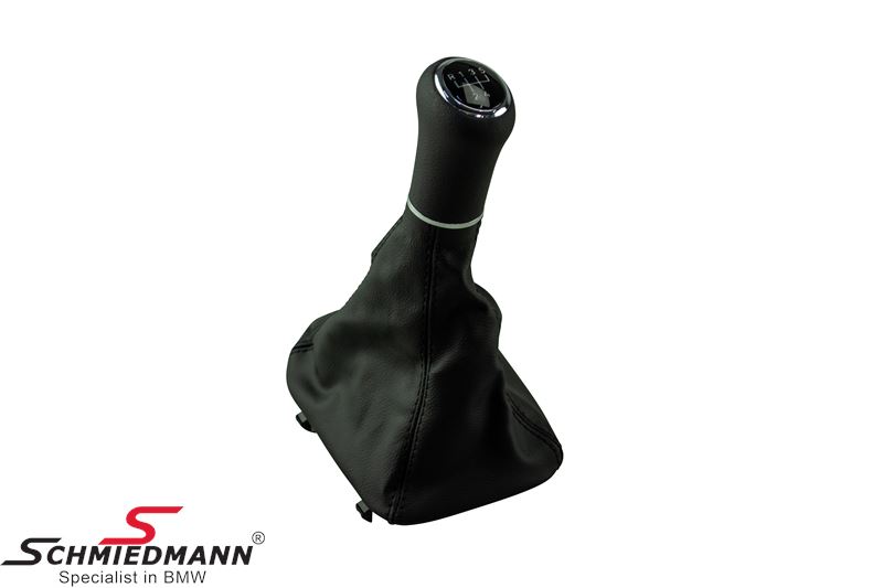 Gear handle with leather boot Iluminatet
