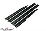 ILE304DSET BMW E30 -  Sill strip set, Black PVC plastic 