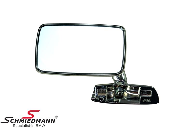 Side mirror with mounting kit - left side