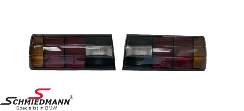 Taillight set - Smoke - Genuine Classic Design, with <b>E-approval</b>