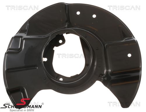 Brake protection plate, front, right side