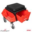 04268 MINI R50 -  Rolling working seat with built-in storage, 150 kg 