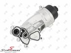 11428643757LR 11428643757 11 42 8 643 757 8643757 MINI R59 -  Oilfilter housing with oilfilter lid, gaskets, in aluminium