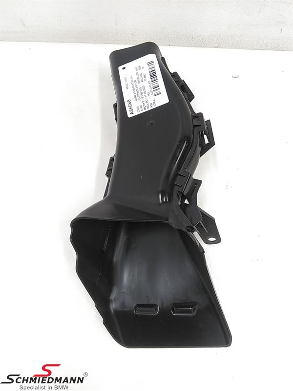 Brake air duct for the frontbumper/cover wheel housing L.-side