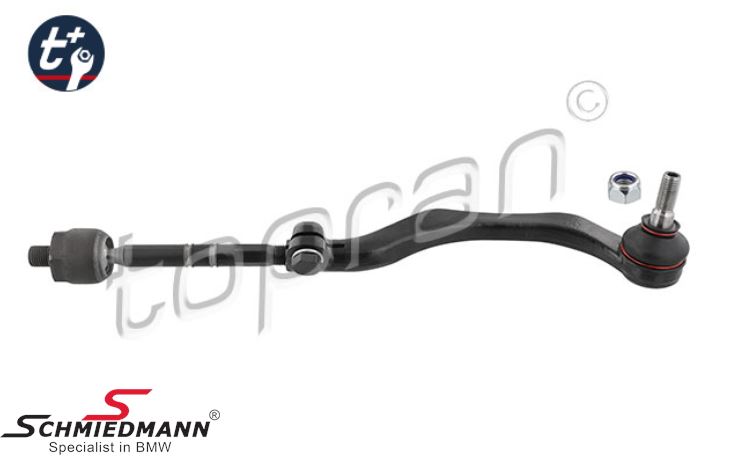 Tie rod front, complete - right side