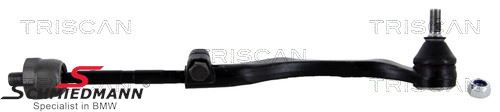 Tie rod front, complete - right side